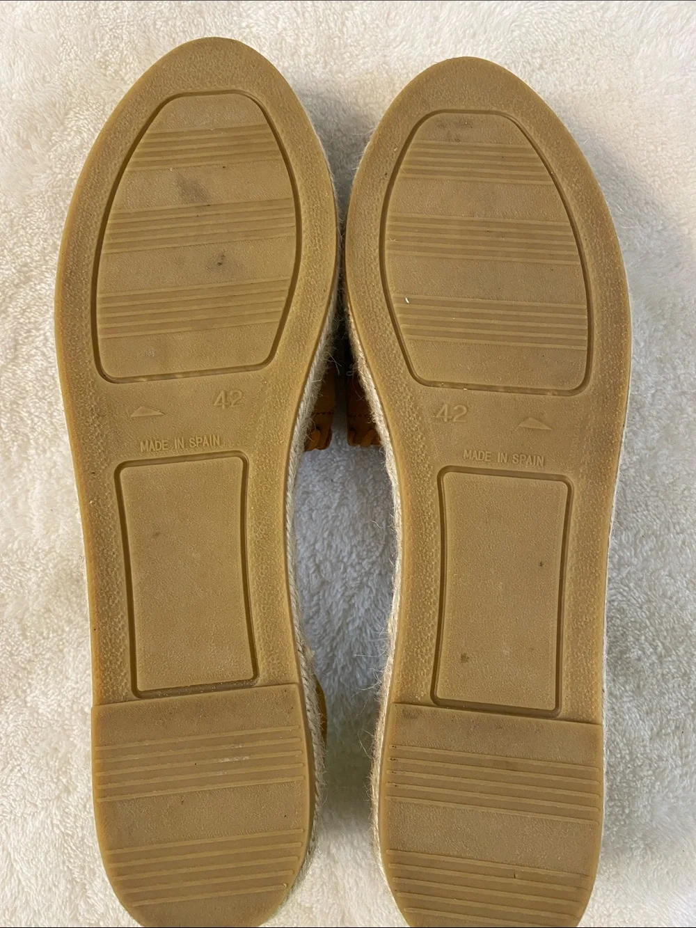 Kanna Pippa Tan Stitched Suede D’Orsay Flatform Espadrilles 11